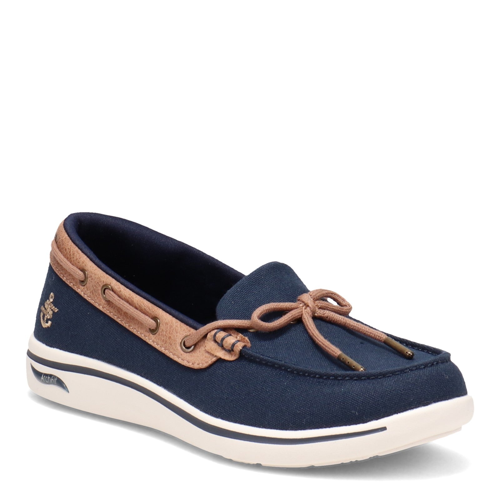 Skechers boat hotsell shoes blue