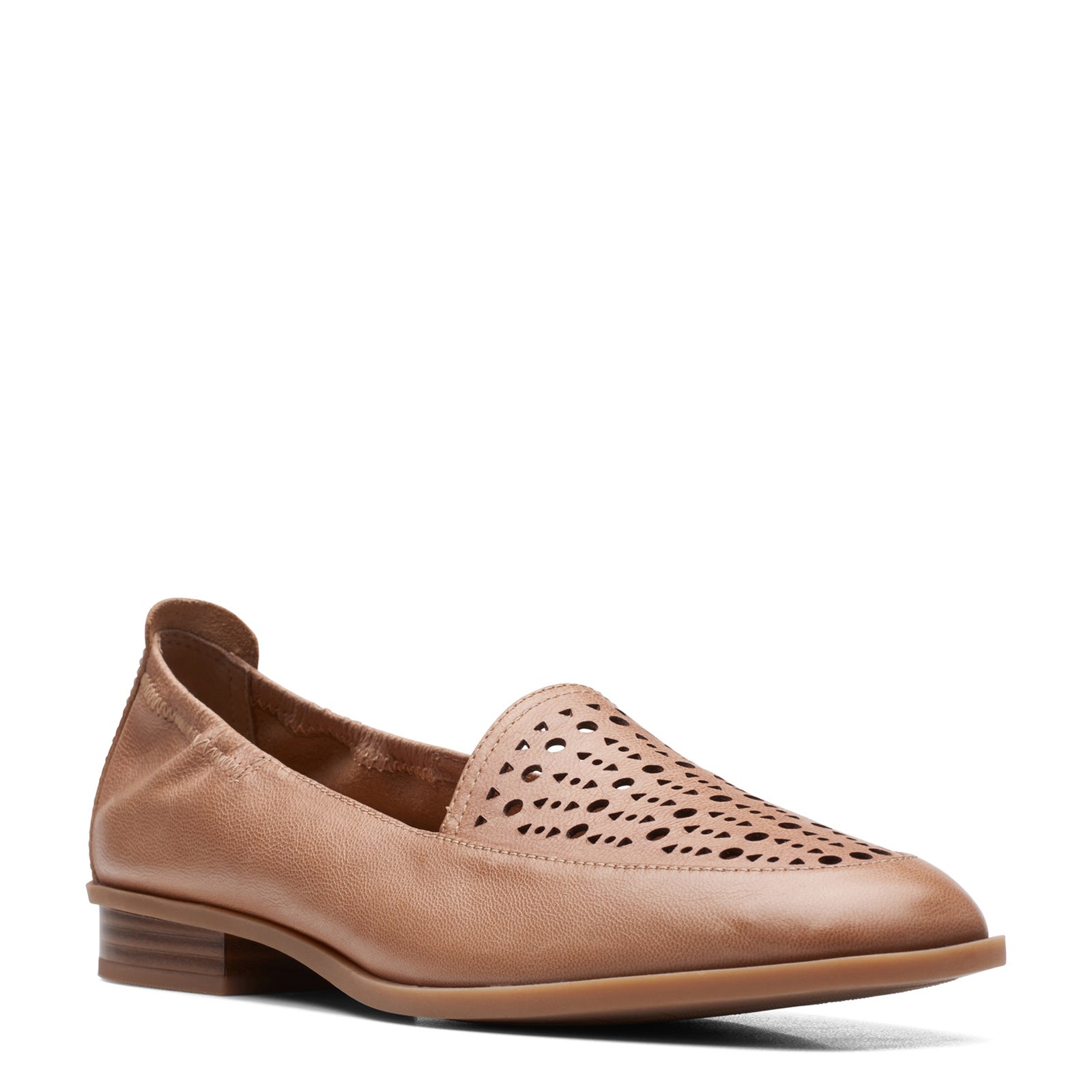 Clarks Women's Lyrical Sky Mule, Tan Leather, 8.5 - シューズ