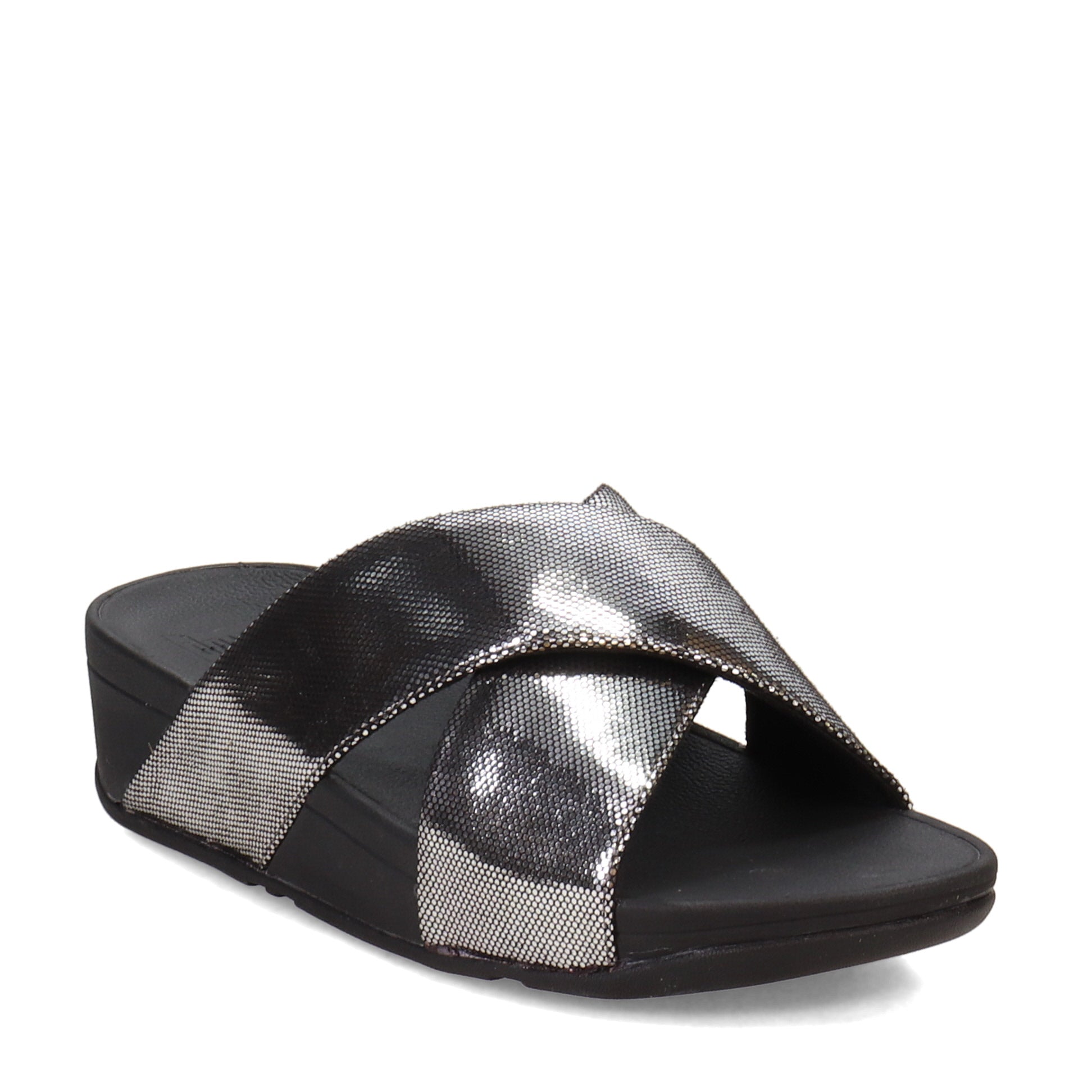 Fitflop lulu mirror hot sale cross slide sandals