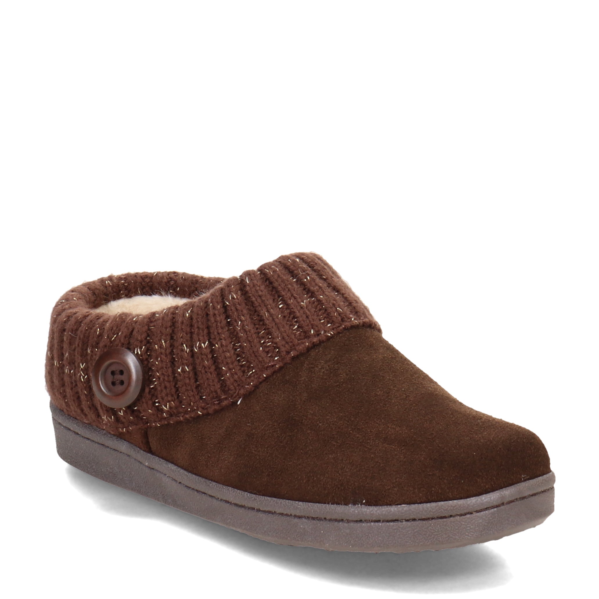 Clarks knit scuff online slippers