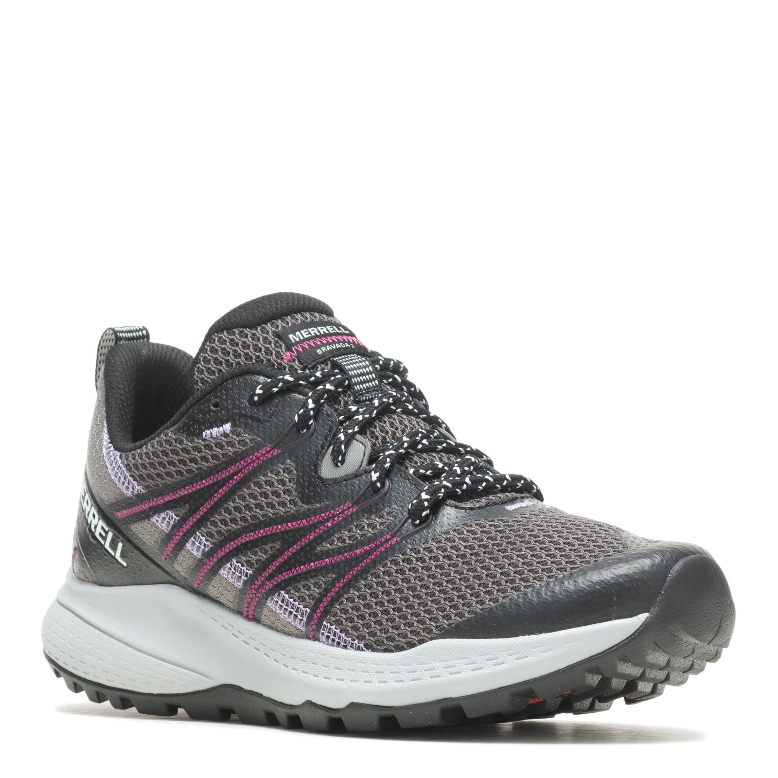 Merrell Bravada Edge Womens Size 7.5 J135582 Black Gray Trail Running Shoes