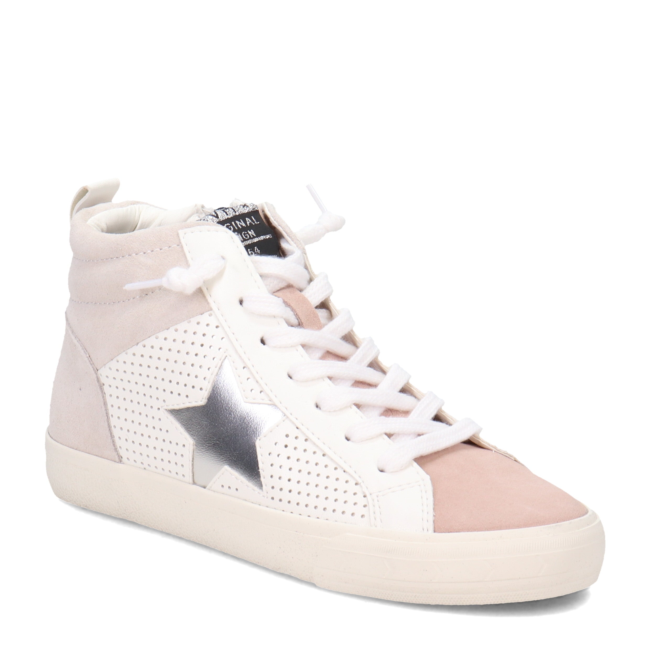 Blush high hot sale top sneakers