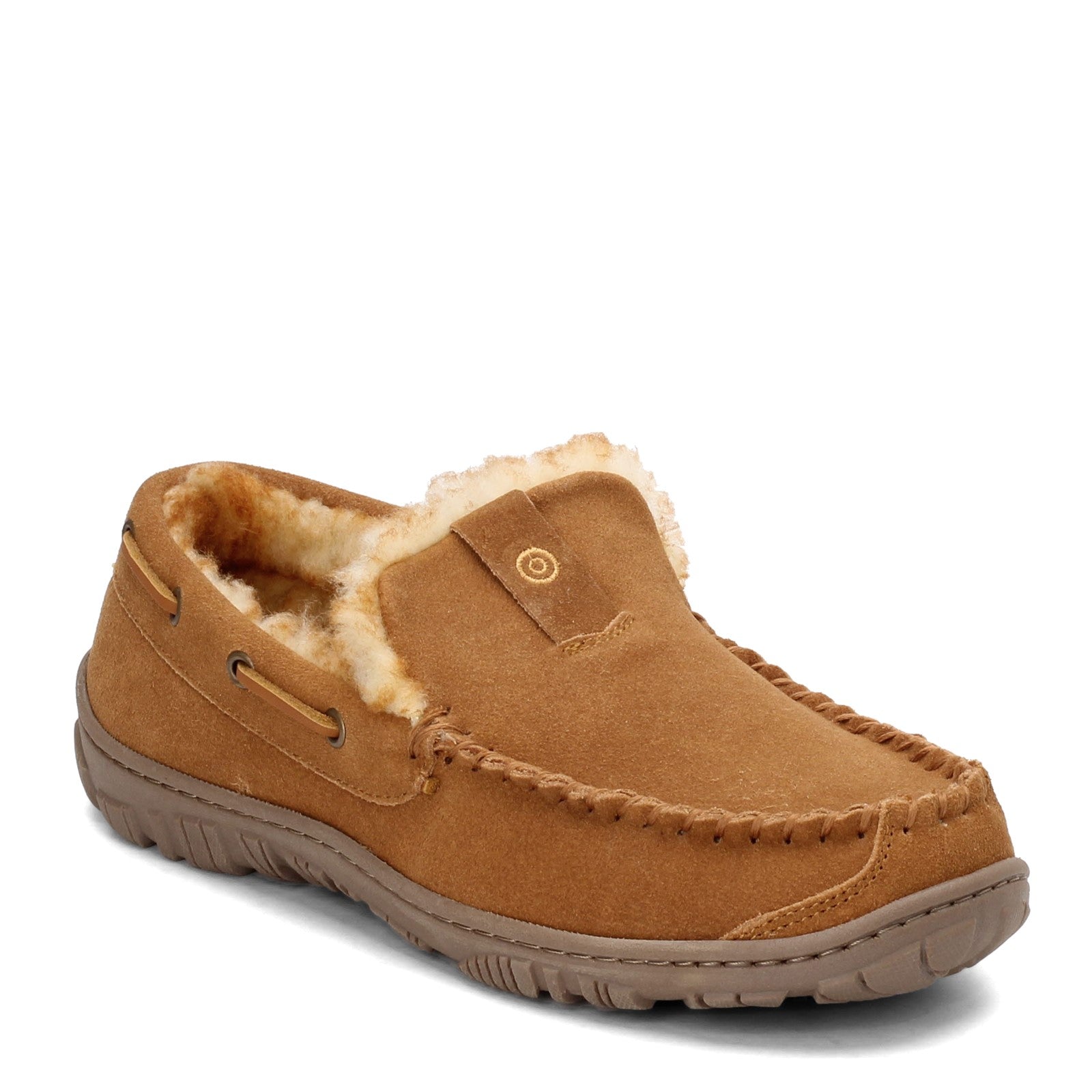 Clarks deals suede slippers