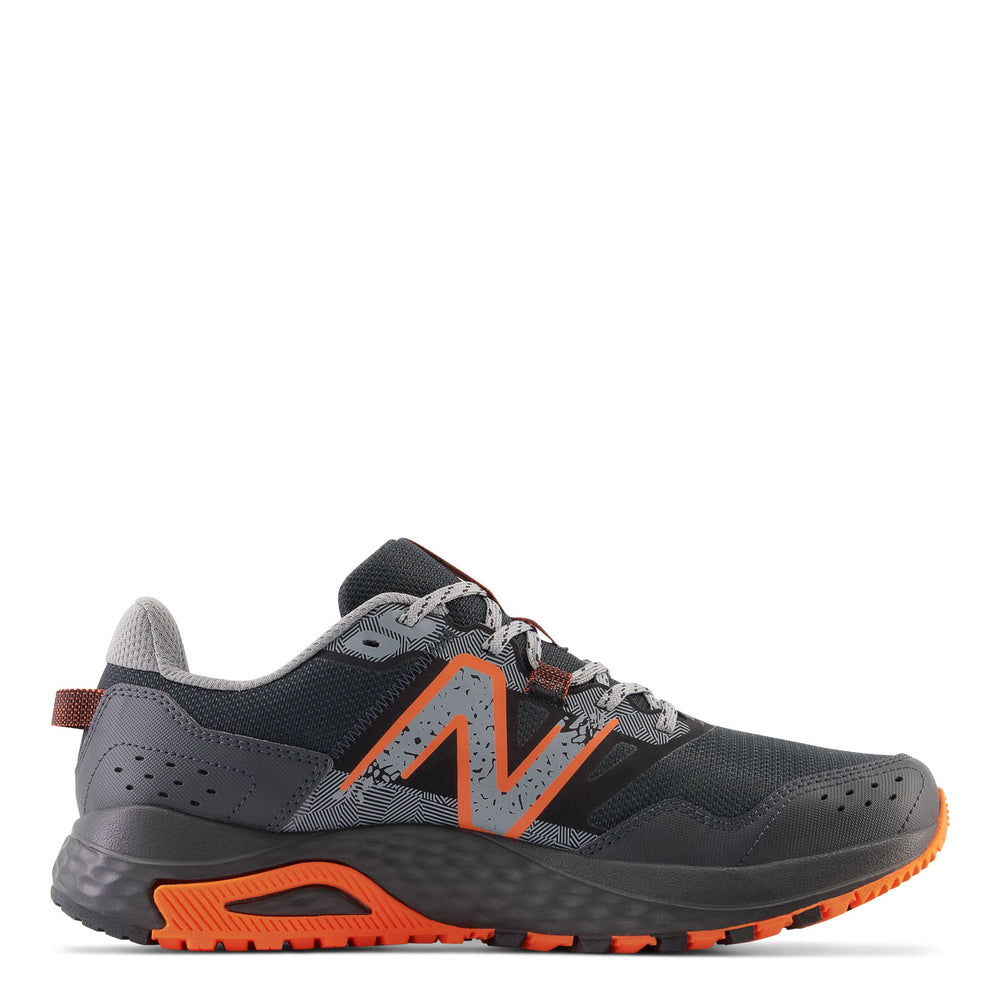 New Balance Men s MT410v8 Trail Running Shoes Black Orange Size 13