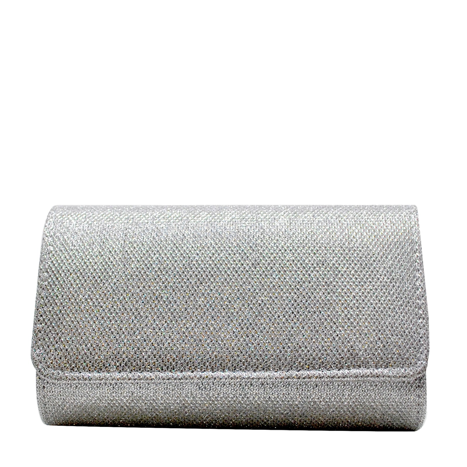 New Le Regale Silver Clutch Purse