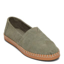 Women's Toms, Alpargata Vetiver Suede Leather Wrap Slip-On