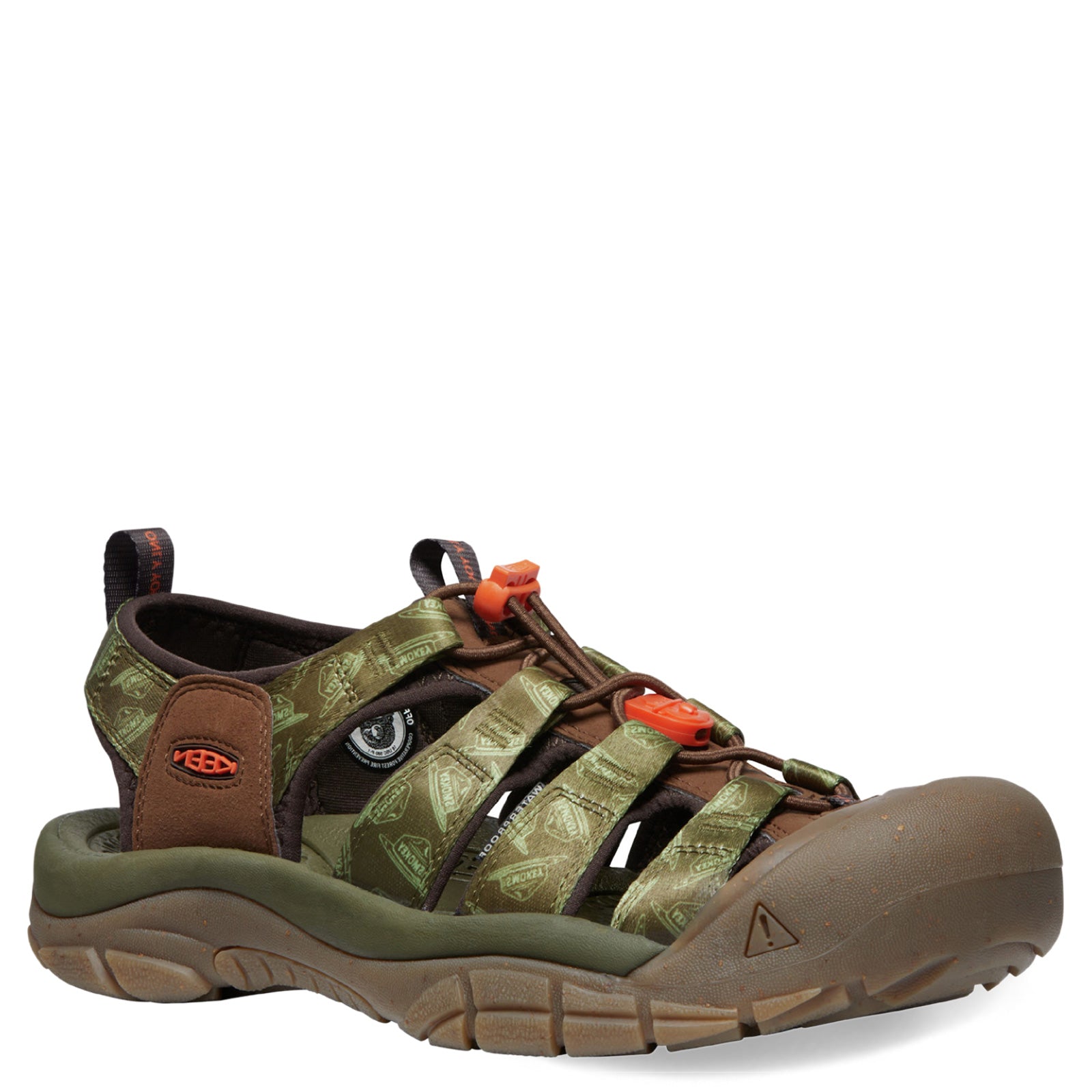 KEEN TARGHEE 3 OPEN TOE MENS SANDAL BISON MULCH | The Athlete's Foot