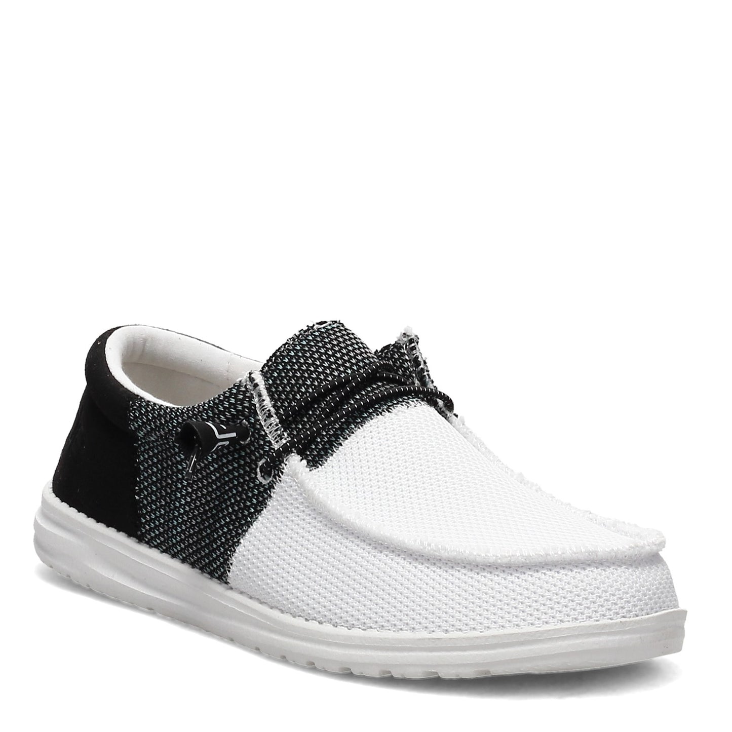 Hey Dude Men's Wally Sox Loafer, Black/White, US Size 11 8058268746873