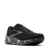 Peltz Shoes  Men's Brooks Ghost 16 Running Shoe Black/Iron/Lava 110418 1D 062