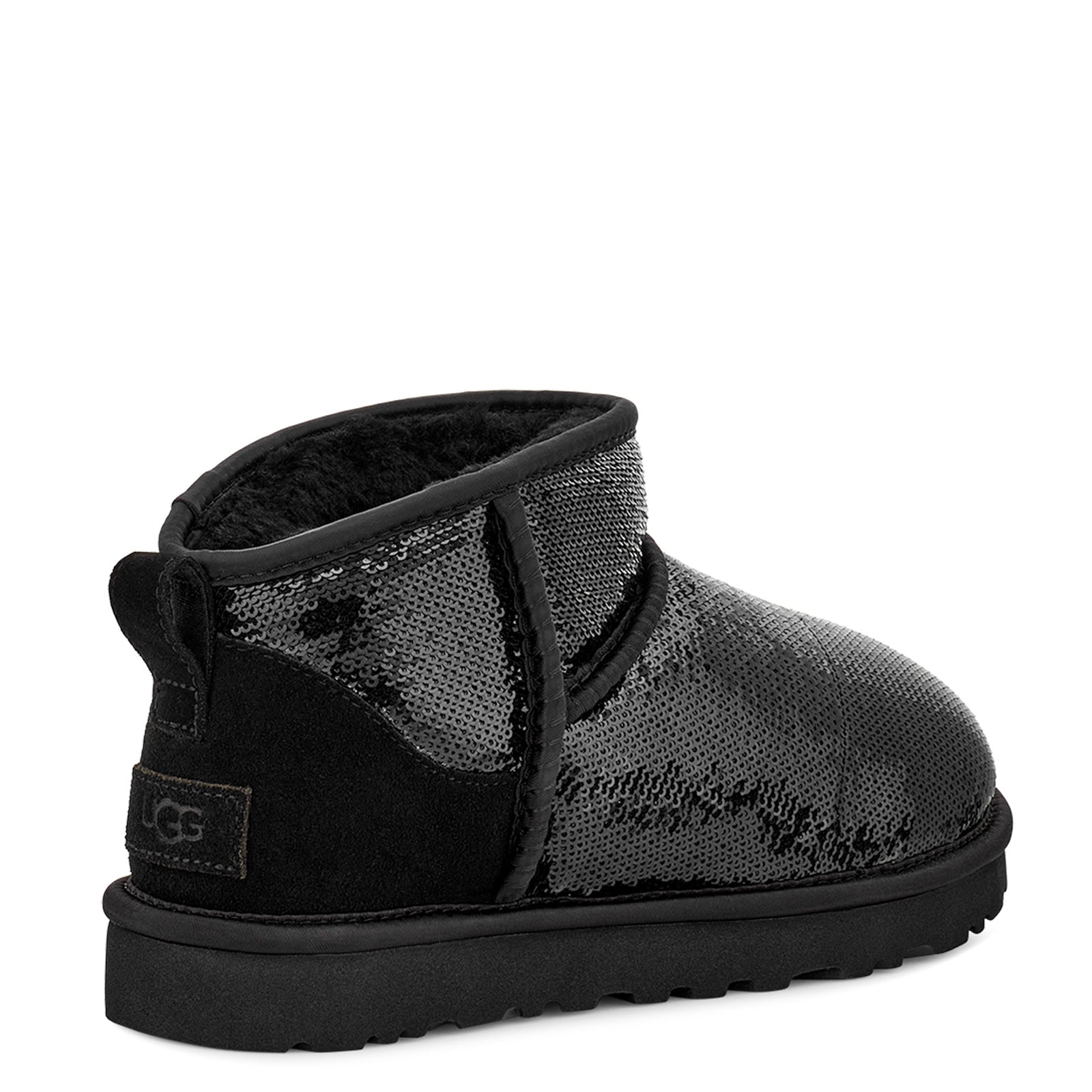 Glitter on sale uggs black