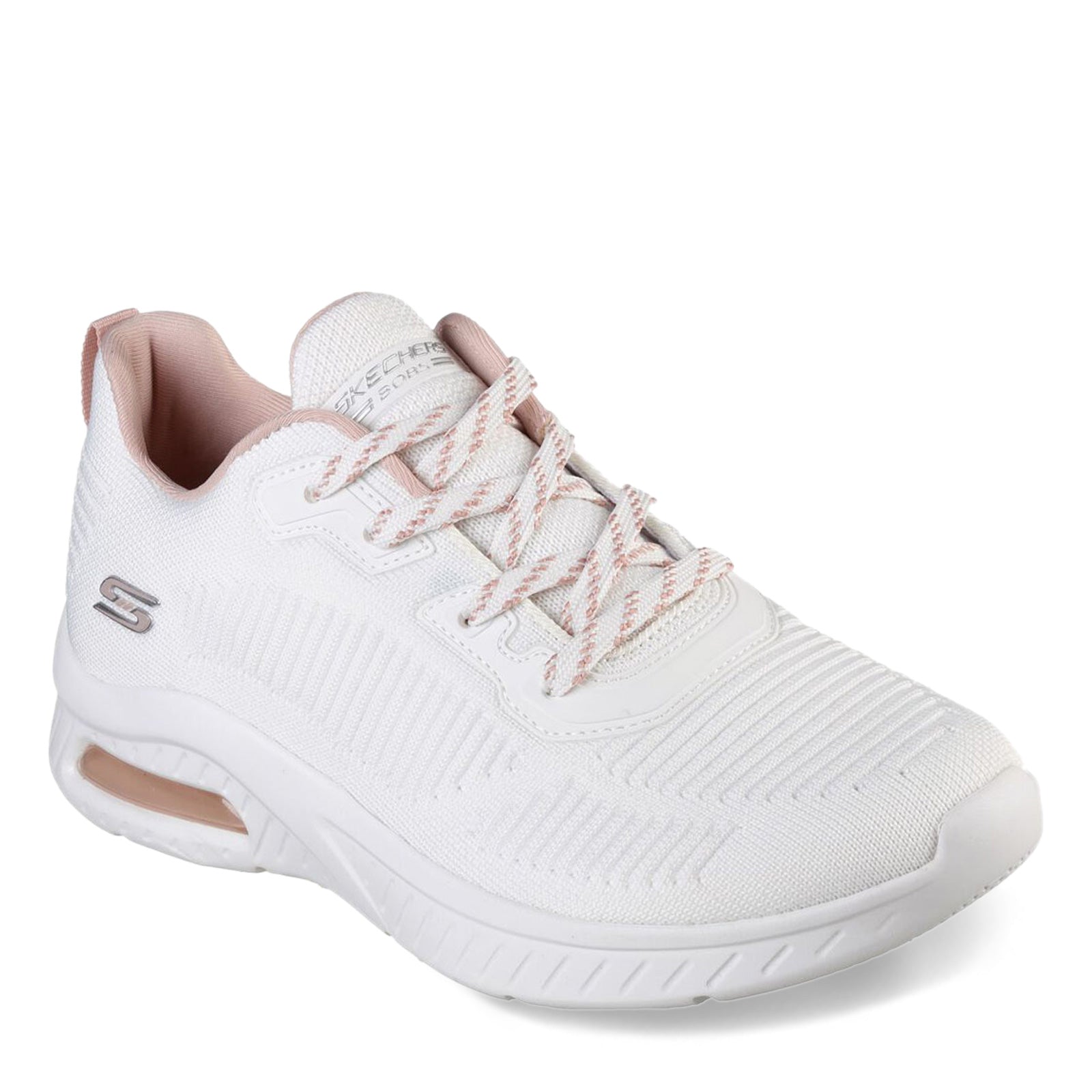 White skechers outlet bobs