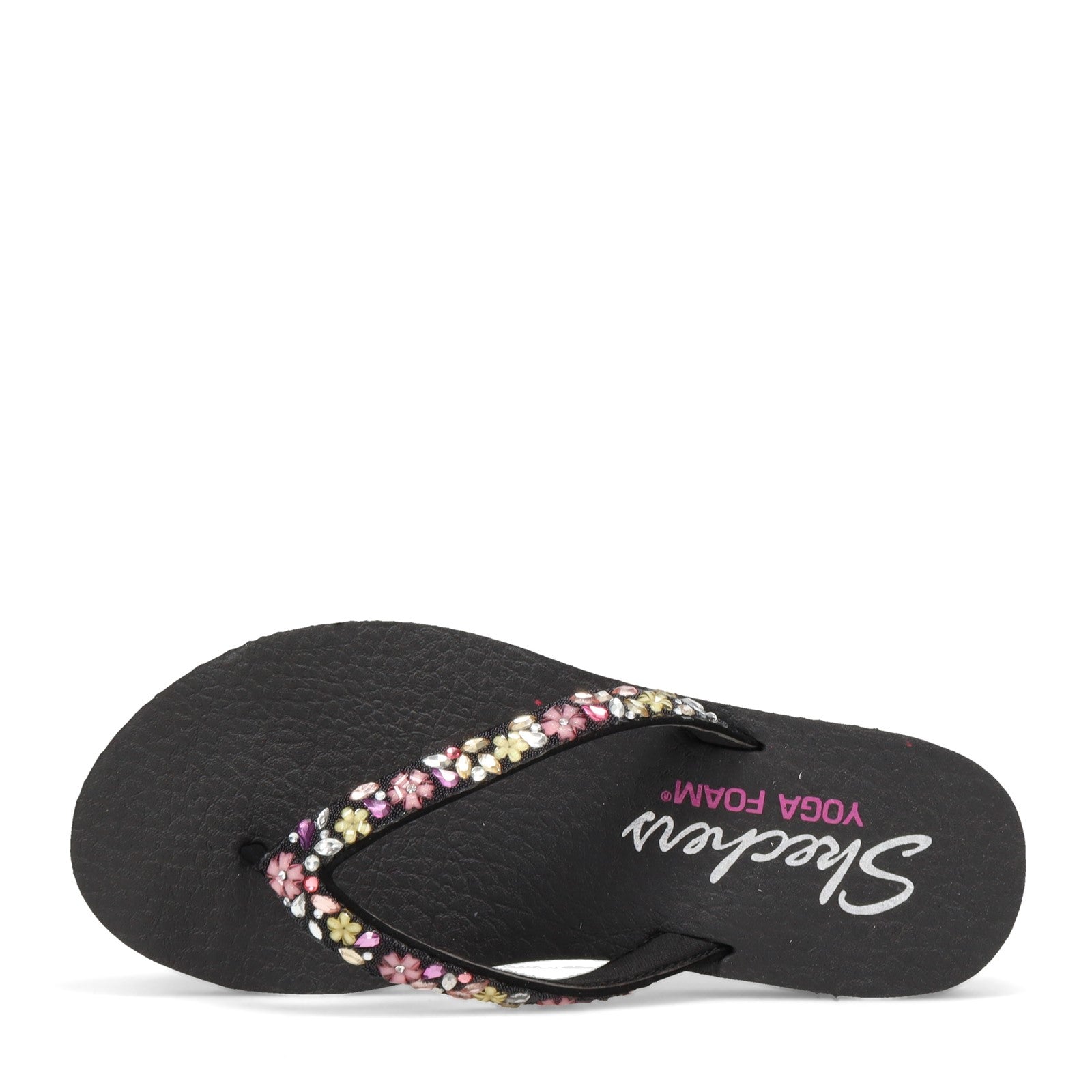 Buy Skechers womens MEDITATION - PEARL PERFECTION BLK Sandal - 2 UK (5 US)  (119655) at Amazon.in