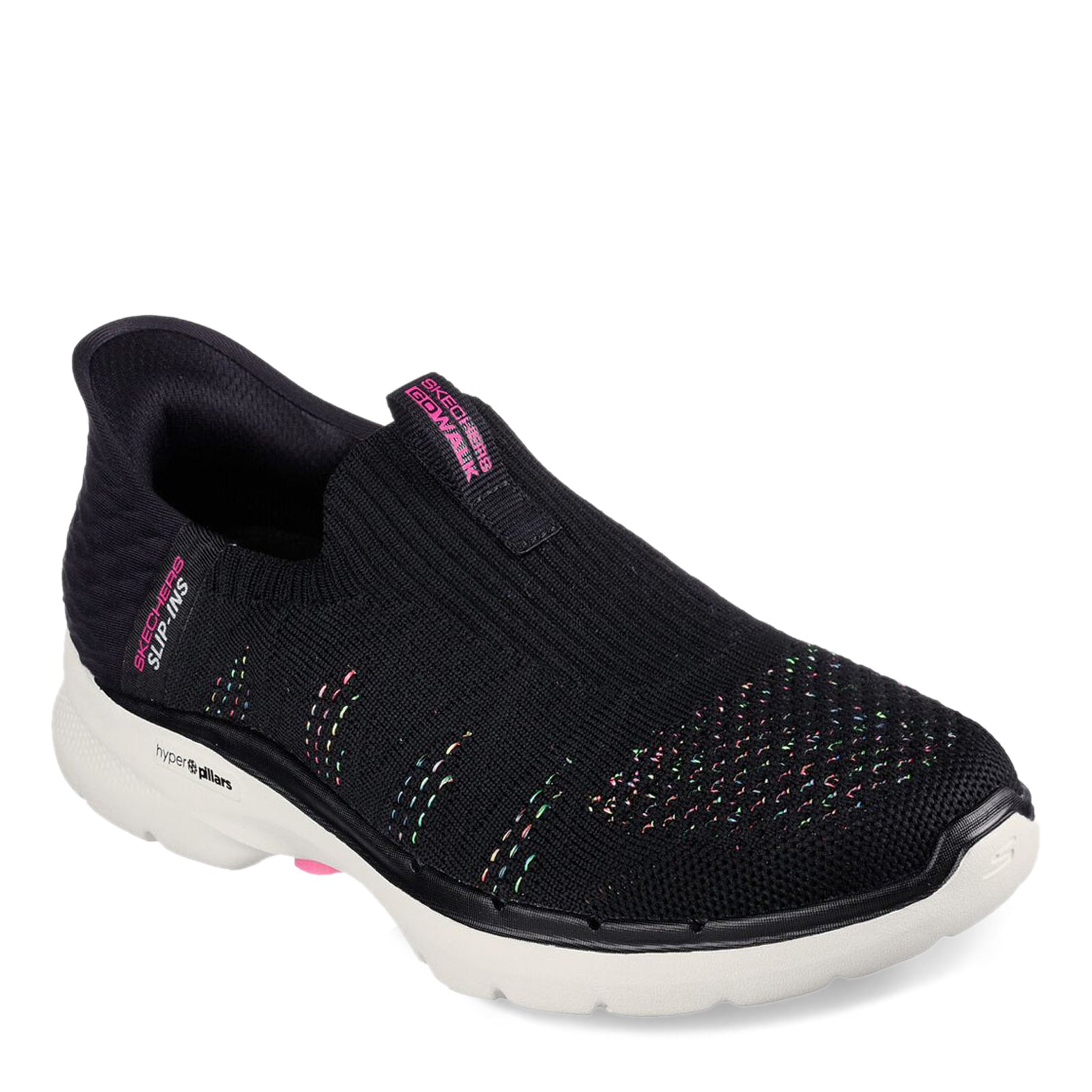 Black skechers hotsell shoes womens