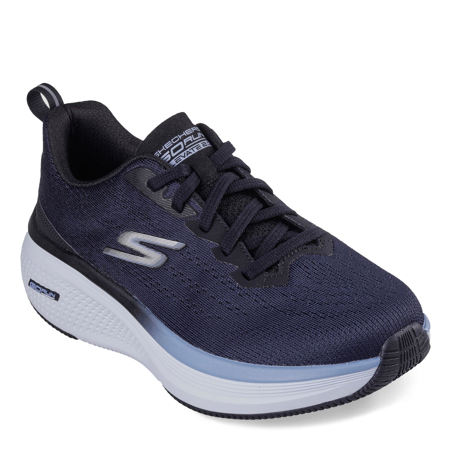 Peltz Shoes  Women's Skechers GO RUN Elevate 2.0 Running Shoe Black/Blue 129000-BKBL