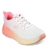 Peltz Shoes  Women's Skechers Max Cushioning Elite - Speed Play Sneaker White/Pink 129621-WPK