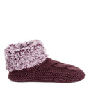 Women's Muk Luks, Sherpa Cuff Bootie Slipper