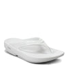 Peltz Shoes  Women's OOFOS Oolala Sandal WHITE 1400-WHITE