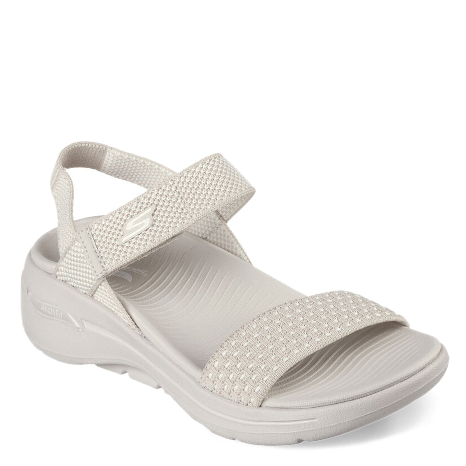 Skechers sandals store womens white