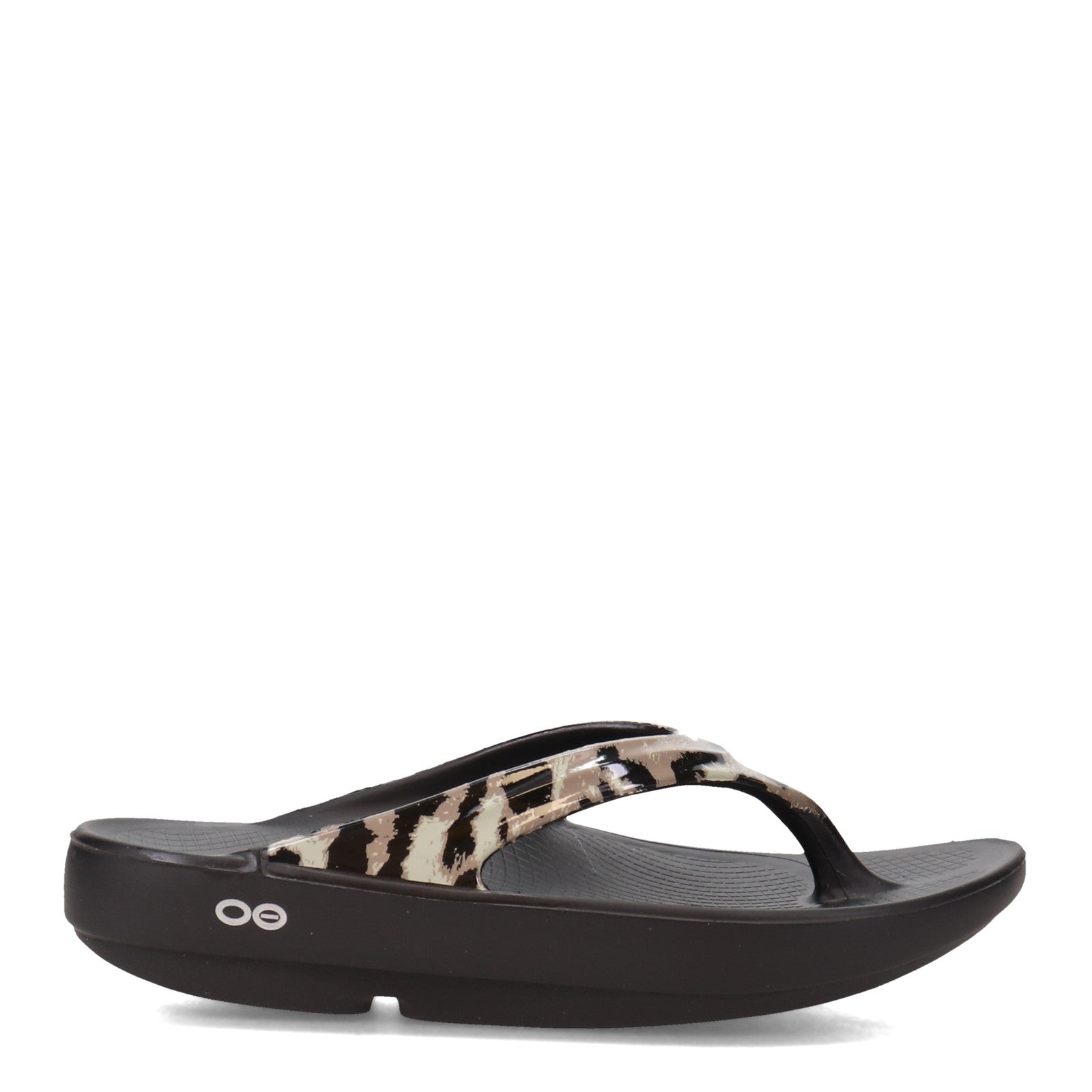 Oofos OOlala Limited Thong (Women) - Black/Snake – The Heel Shoe Fitters