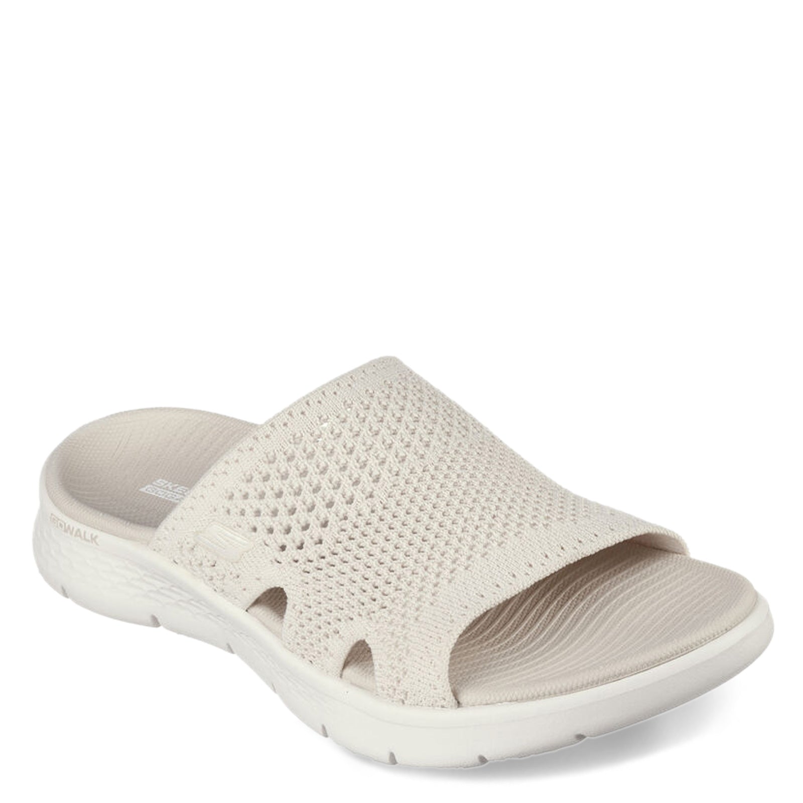 Skechers Womens Go Walk Arch Fit Worthy Slide Sandals, Color: Light Gray -  JCPenney