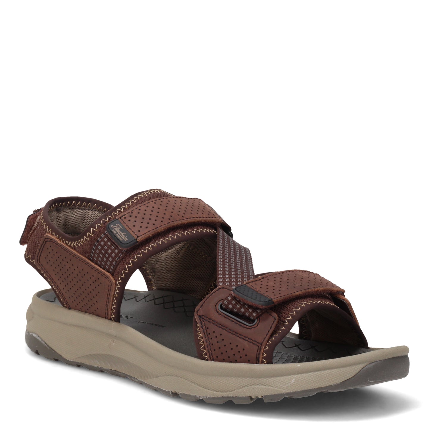 Peltz Shoes  Men's Florsheim Tread Lite River Sandal BROWN 14362-215