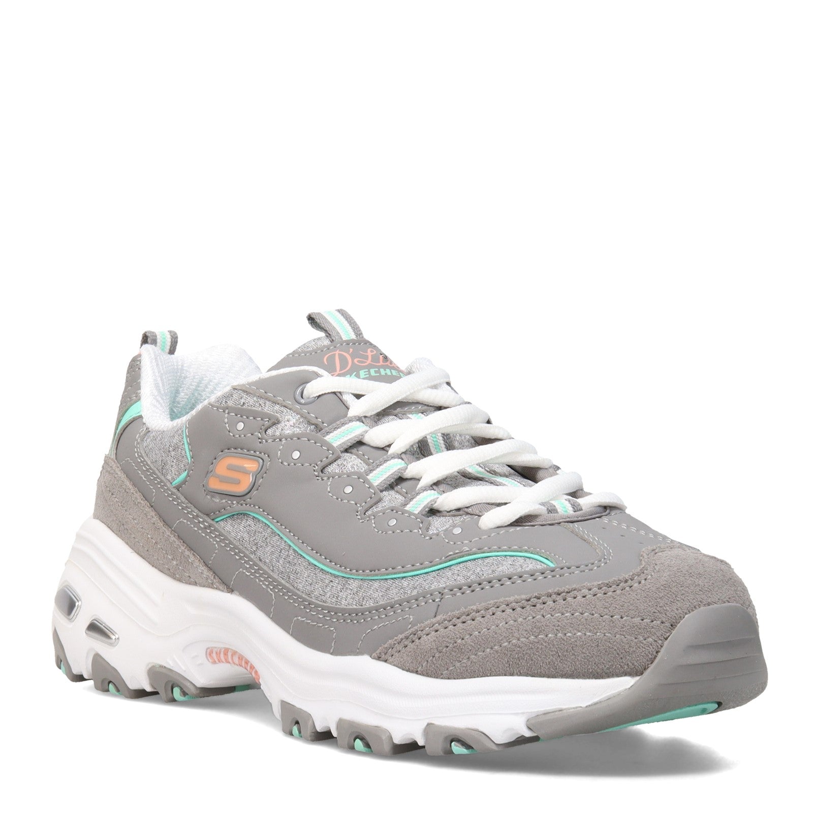 Women's Skechers, D'Lites - Sparkling Rain Sneaker - Wide Width