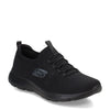 Peltz Shoes  Women's Skechers Summits - Top Player Sneaker Solid Black 150116-BBK