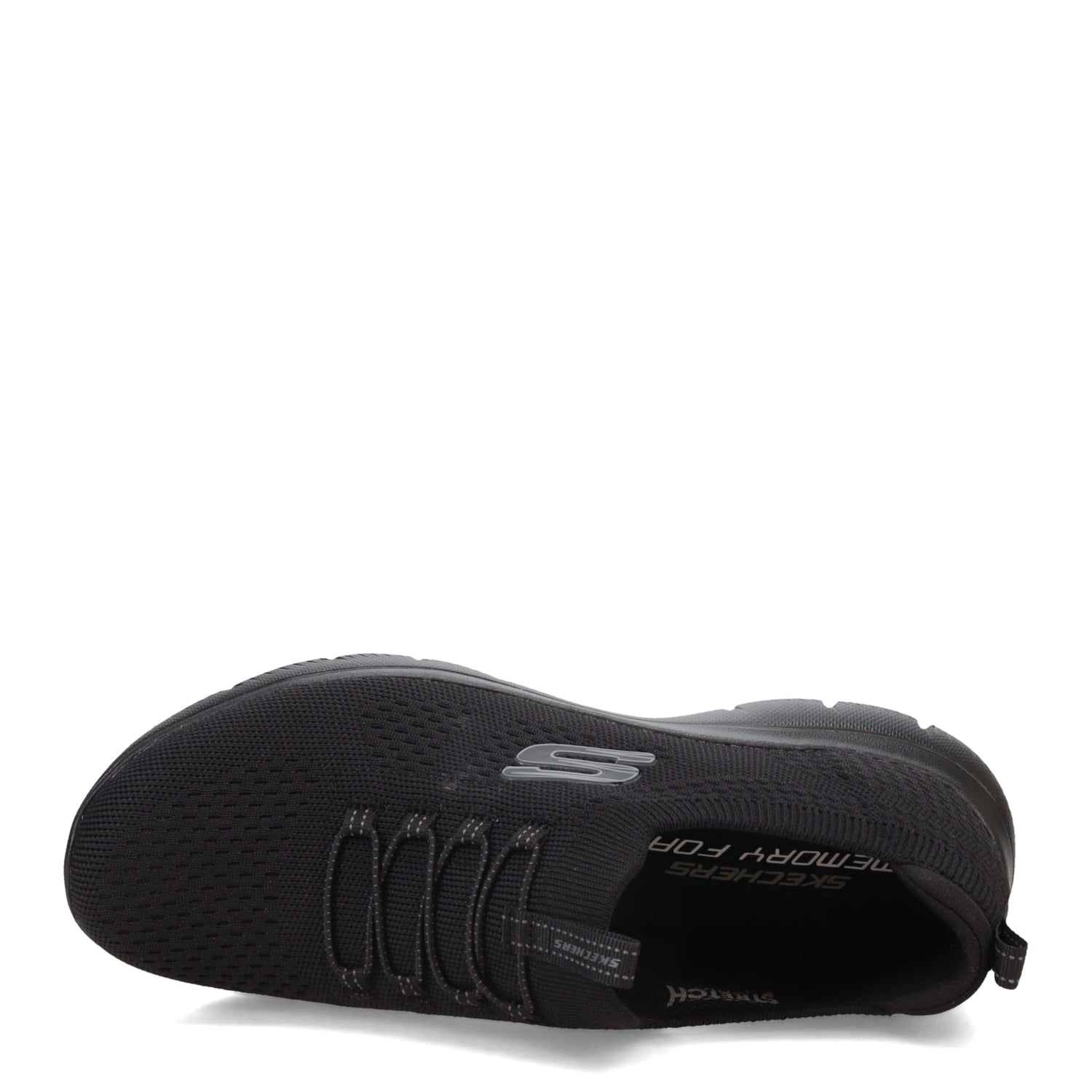 Peltz Shoes  Women's Skechers Summits - Top Player Sneaker Solid Black 150116-BBK