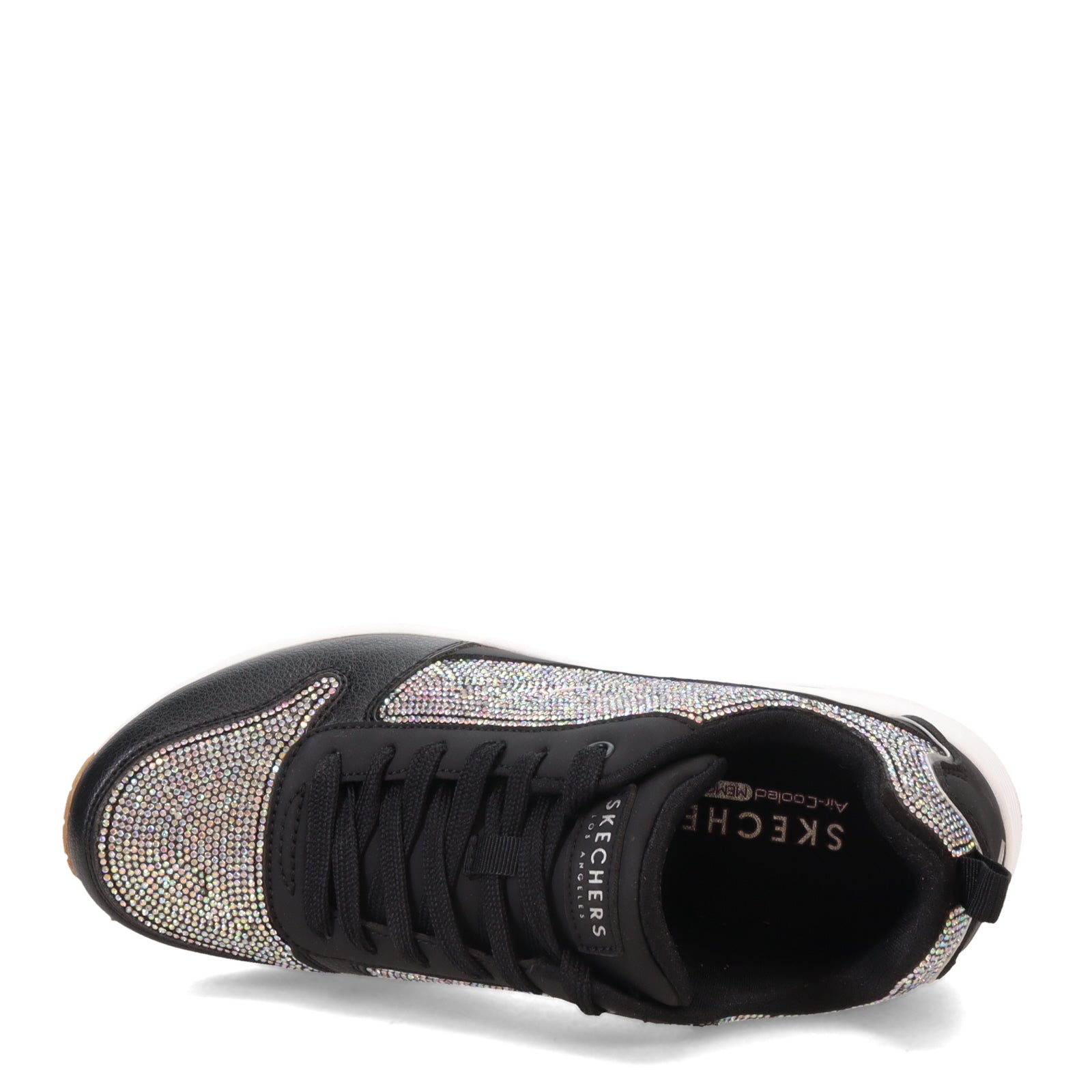 Womens black shop sparkly skechers