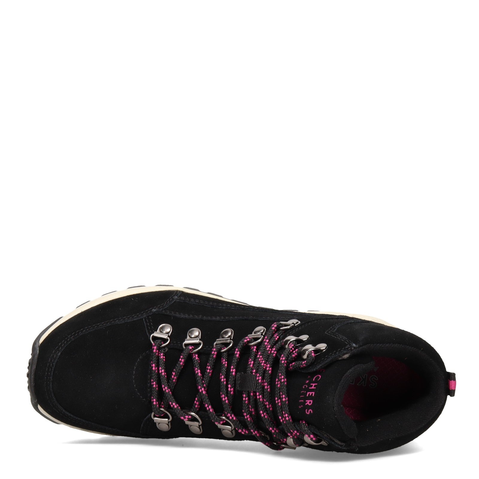 Woman Skechers Uno Peaks Street Hikes Lace Up 177550 Color Black