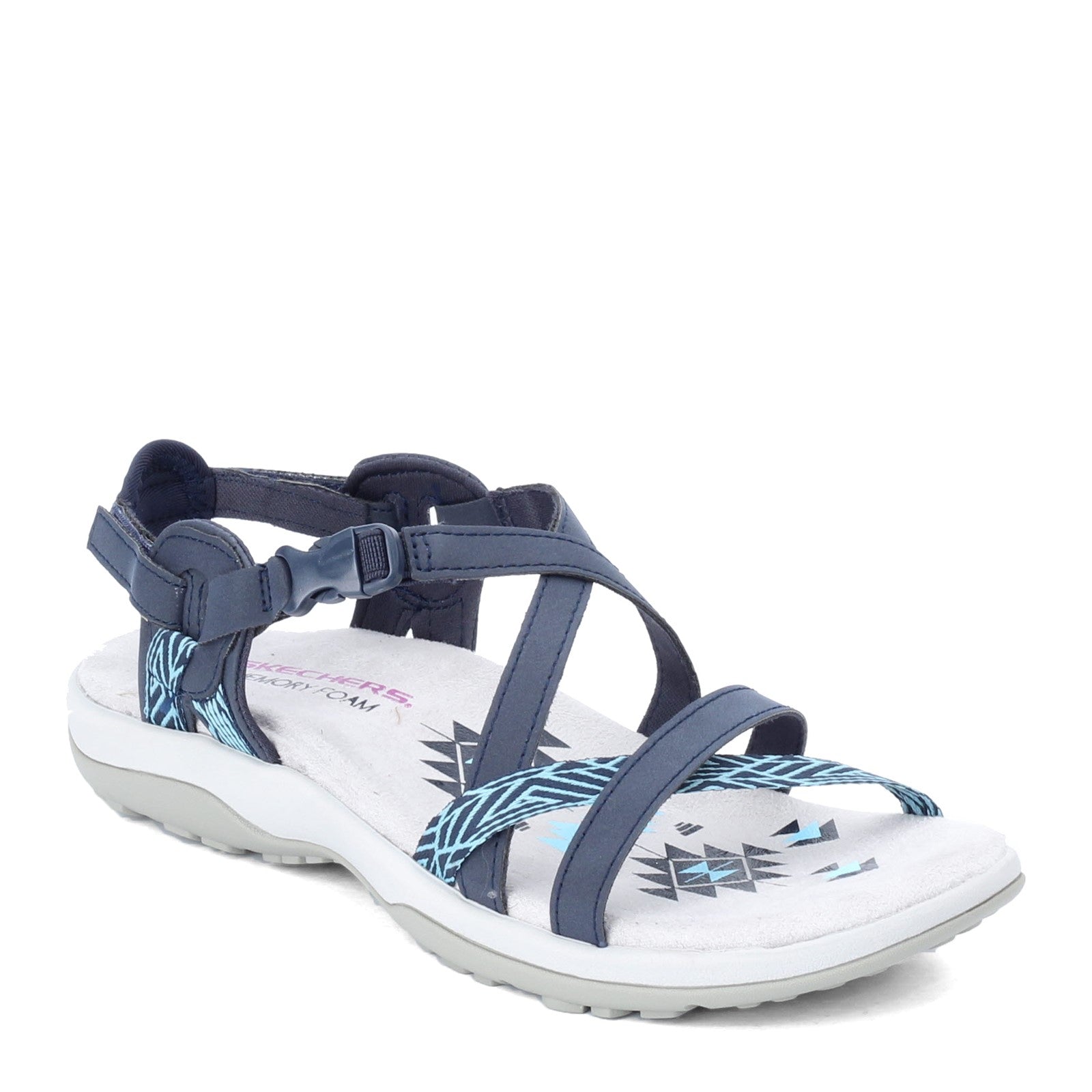 Women s Skechers Reggae Slim Staycation Sandal Peltz Shoes