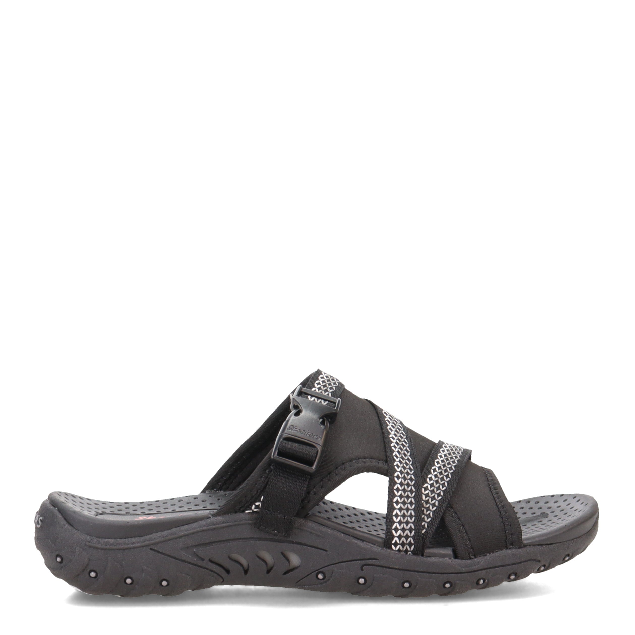 Skechers reggae sandals outlet black