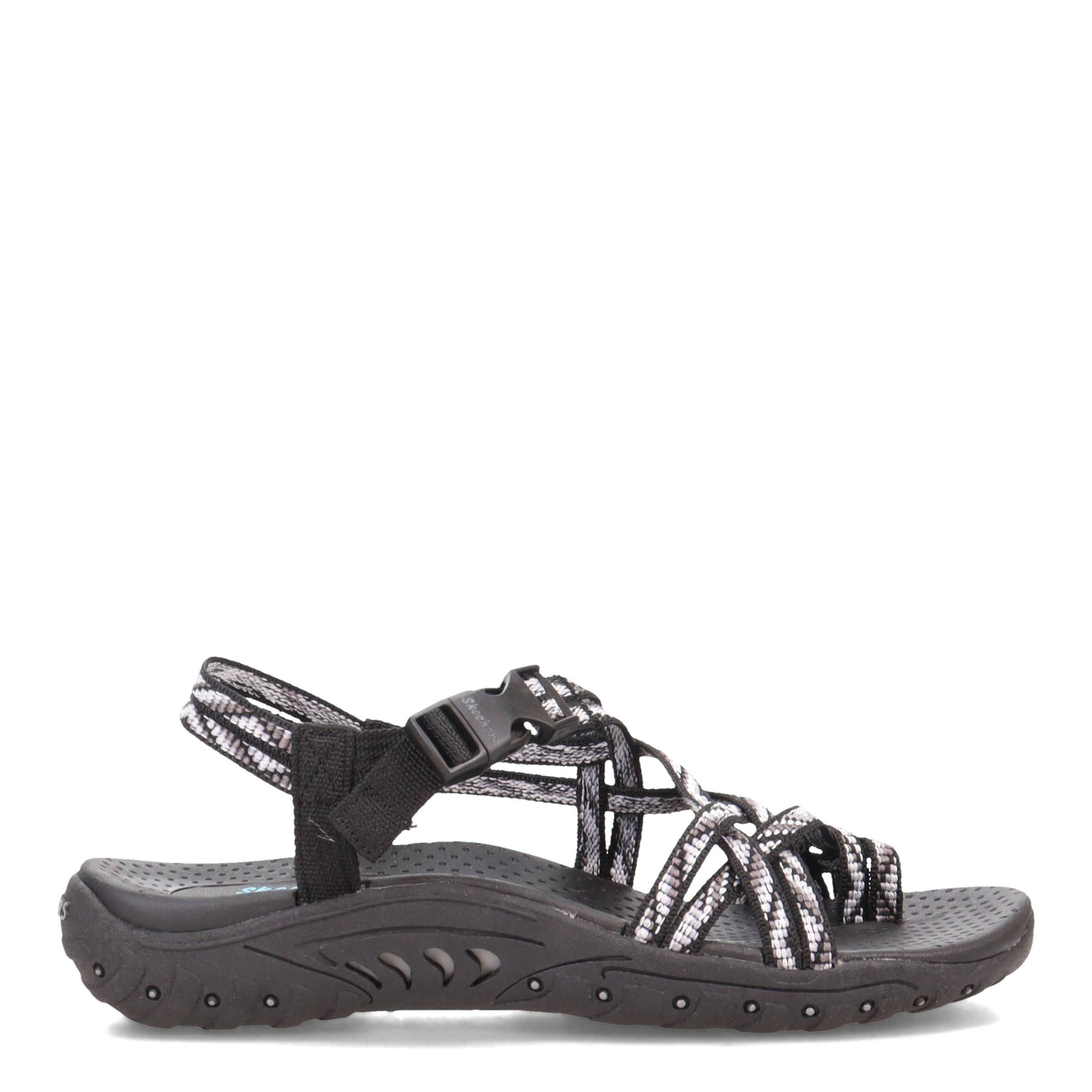 Skechers reggae cheap sandals black