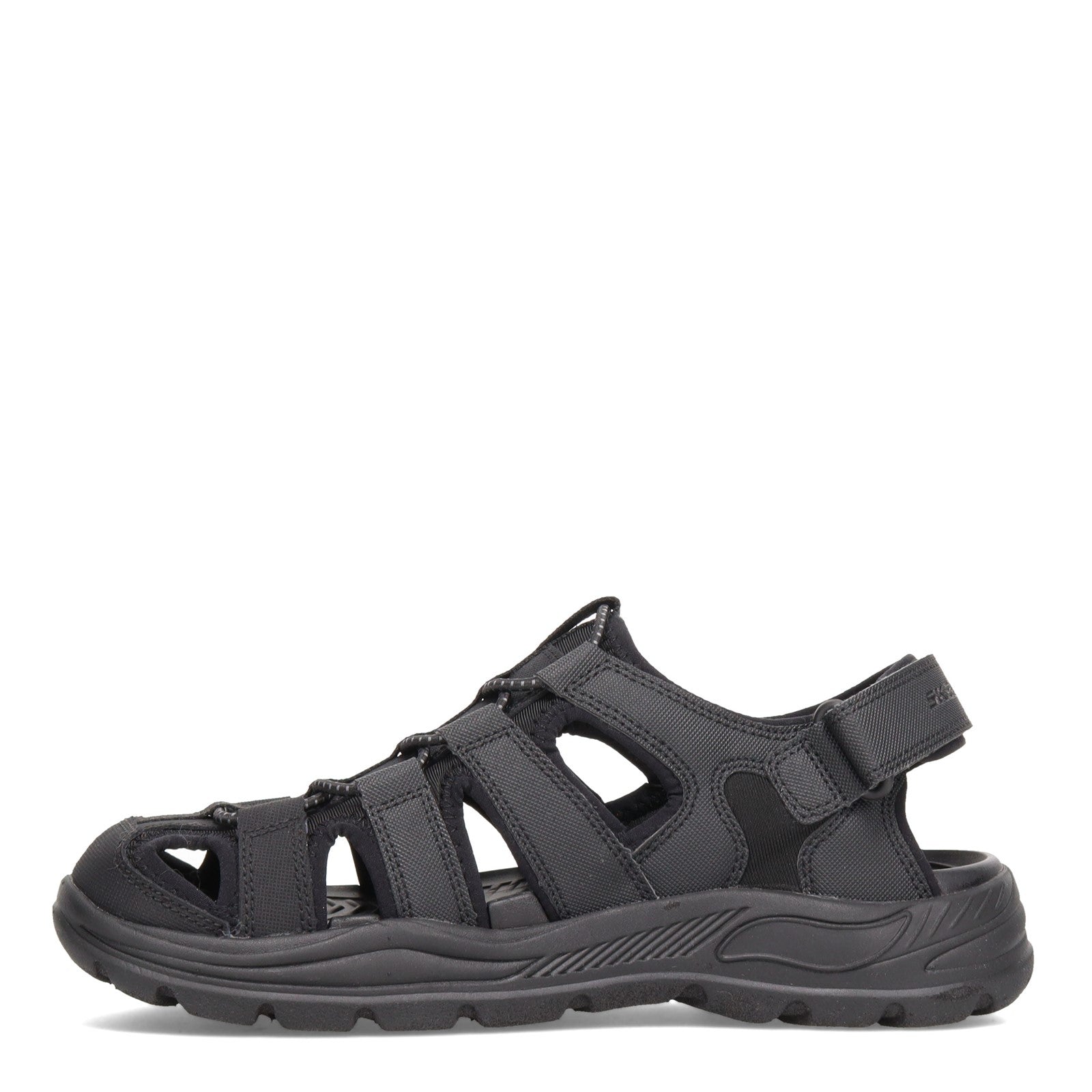 Skechers Big & Tall Relaxed Fit Tresman Sandals in Black for Men | Lyst