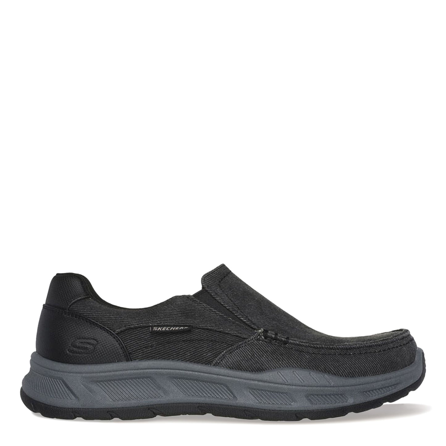 Peltz Shoes  Men's Skechers Relaxed Fit: Cohagen - Vierra Sneaker Black Canvas 204848-BLK