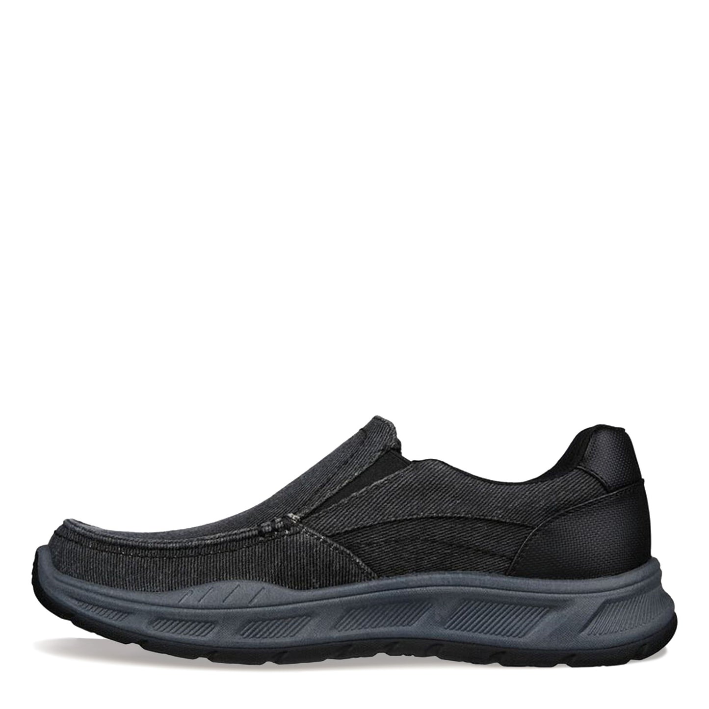 Peltz Shoes  Men's Skechers Relaxed Fit: Cohagen - Vierra Sneaker Black Canvas 204848-BLK