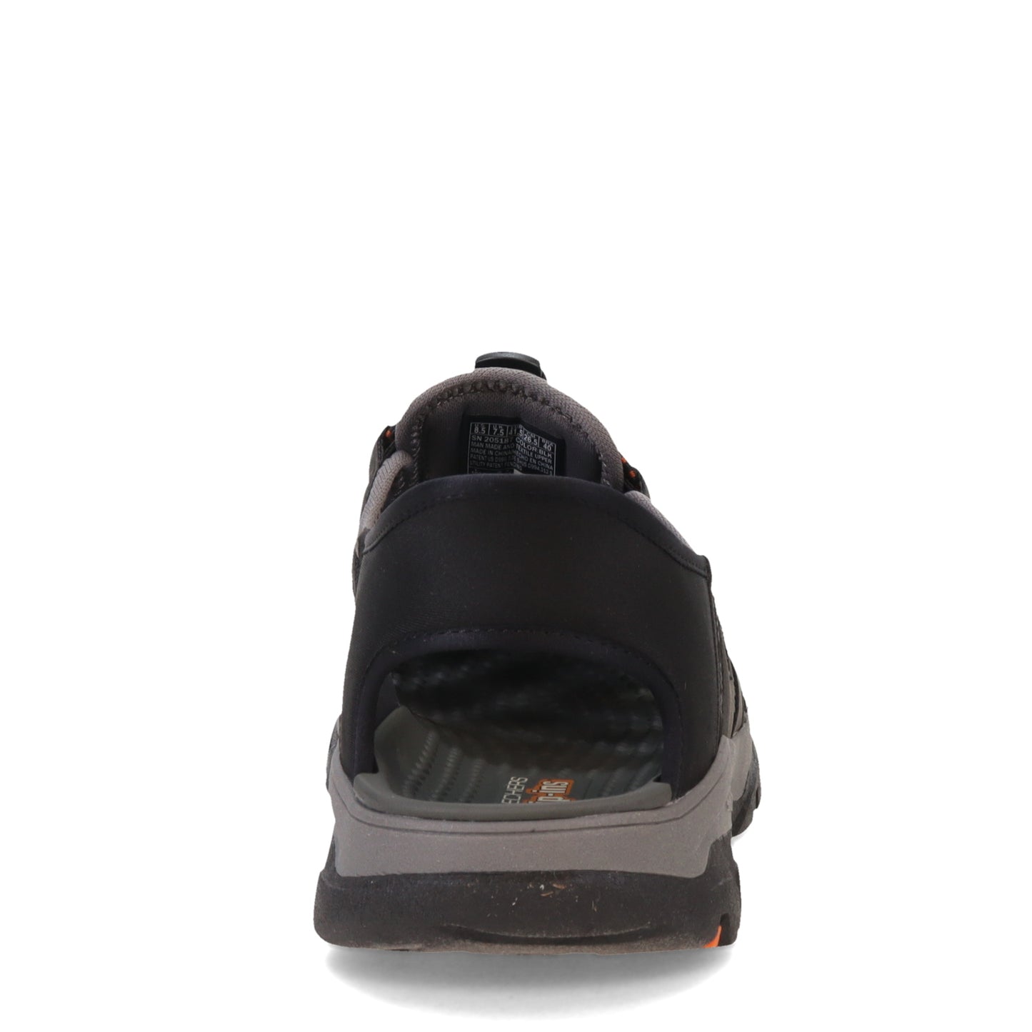 Peltz Shoes  Men's Skechers Slip-ins Relaxed Fit: Tresmen – Norvick Sandal Black 205187-BLK
