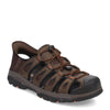 Peltz Shoes  Men's Skechers Slip-ins Relaxed Fit: Tresmen – Norvick Sandal Chocolate 205187-CHOC