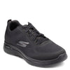 Peltz Shoes  Men's Skechers GOwalk Arch Fit - Idyllic Sneaker - Wide Width BLACK/BLACK 216116WW-BBK