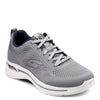 Peltz Shoes  Men's Skechers GOwalk Arch Fit - Idyllic Sneaker - Wide Width GRAY 216116WW-GYNV