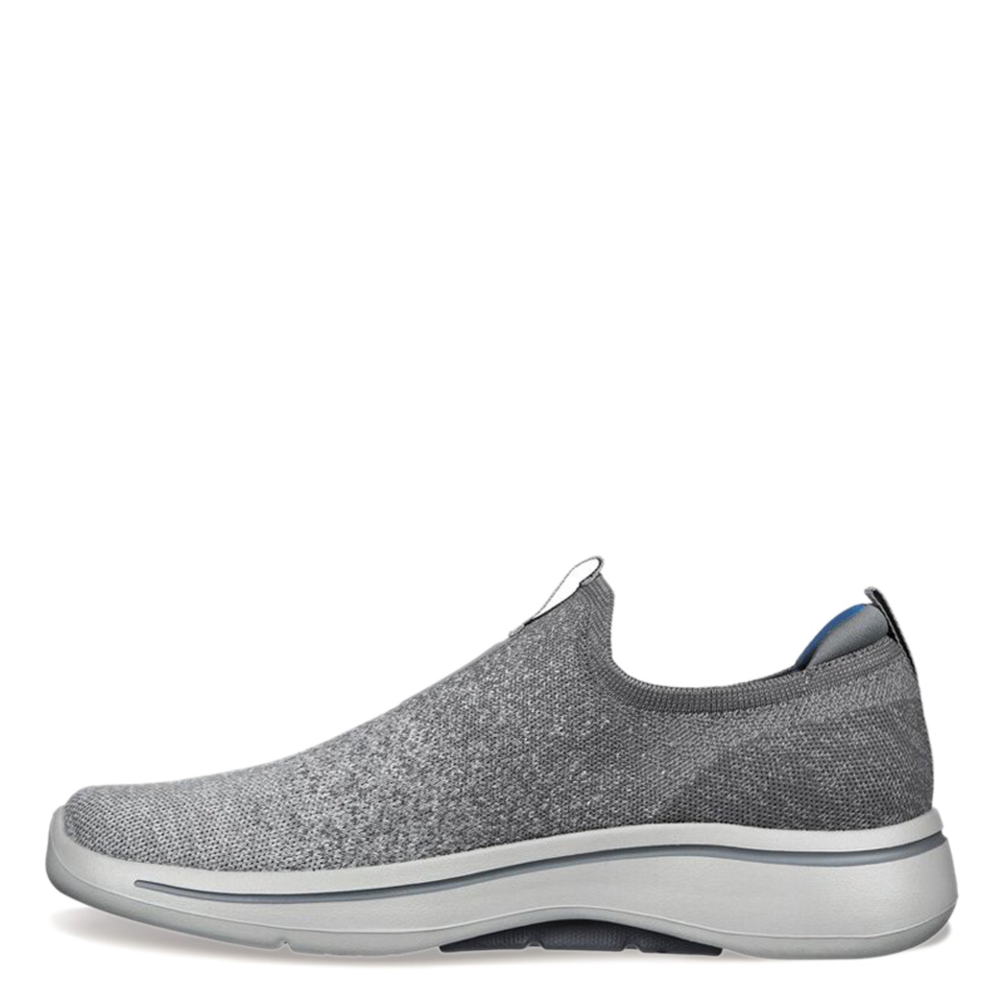 Peltz Shoes  Men's Skechers GO WALK Arch Fit - Linear Axis Sneaker GREY BLUE 216256-GYBL