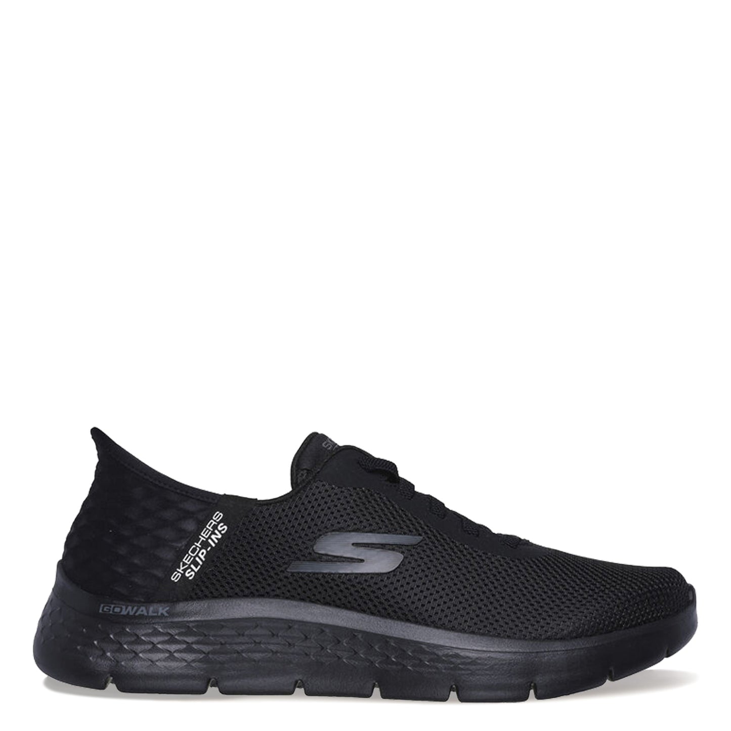 Peltz Shoes  Men's Skechers Slip-ins: GO WALK Flex - Hands Up Sneaker - Wide Width Black 216496WW-BBK