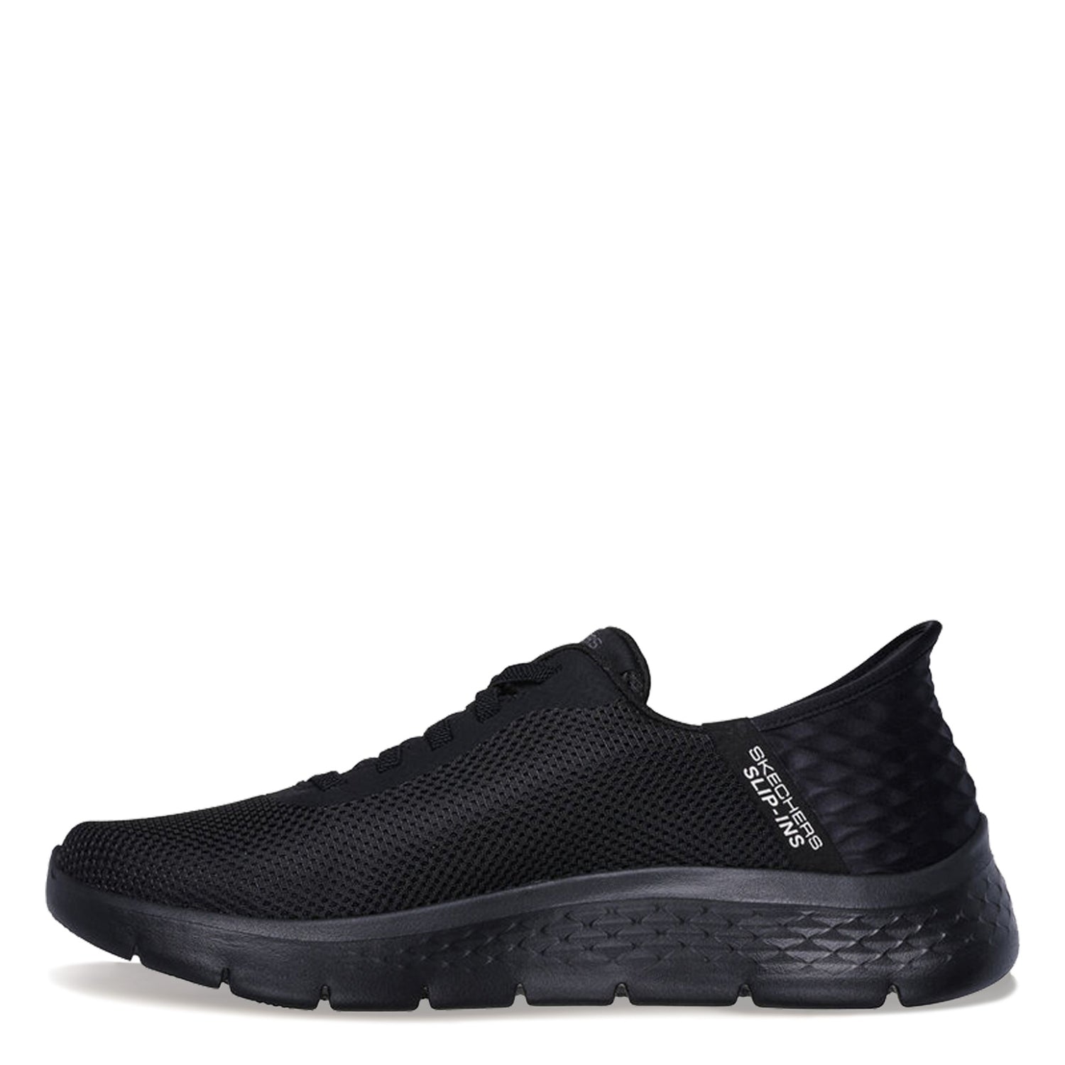 Peltz Shoes  Men's Skechers Slip-ins: GO WALK Flex - Hands Up Sneaker - Wide Width Black 216496WW-BBK