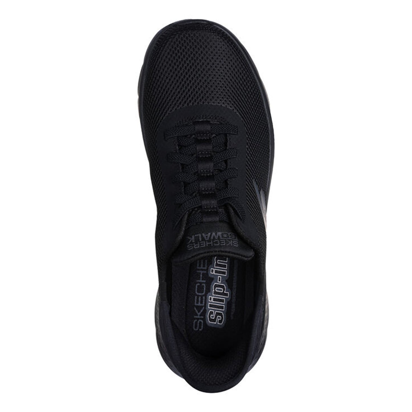 Peltz Shoes  Men's Skechers Slip-ins: GO WALK Flex - Hands Up Sneaker - Wide Width Black 216496WW-BBK