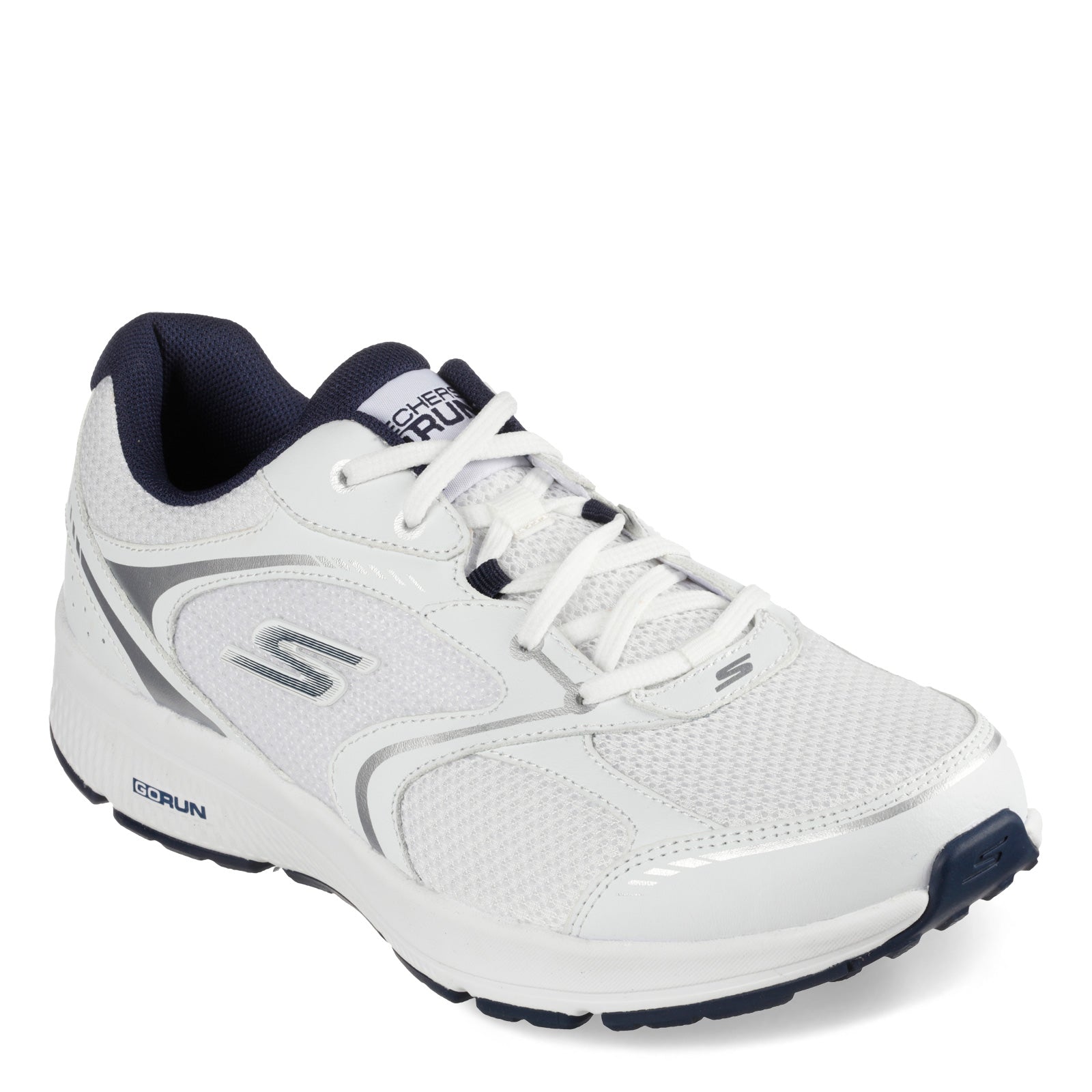 Skechers go run clearance mens silver