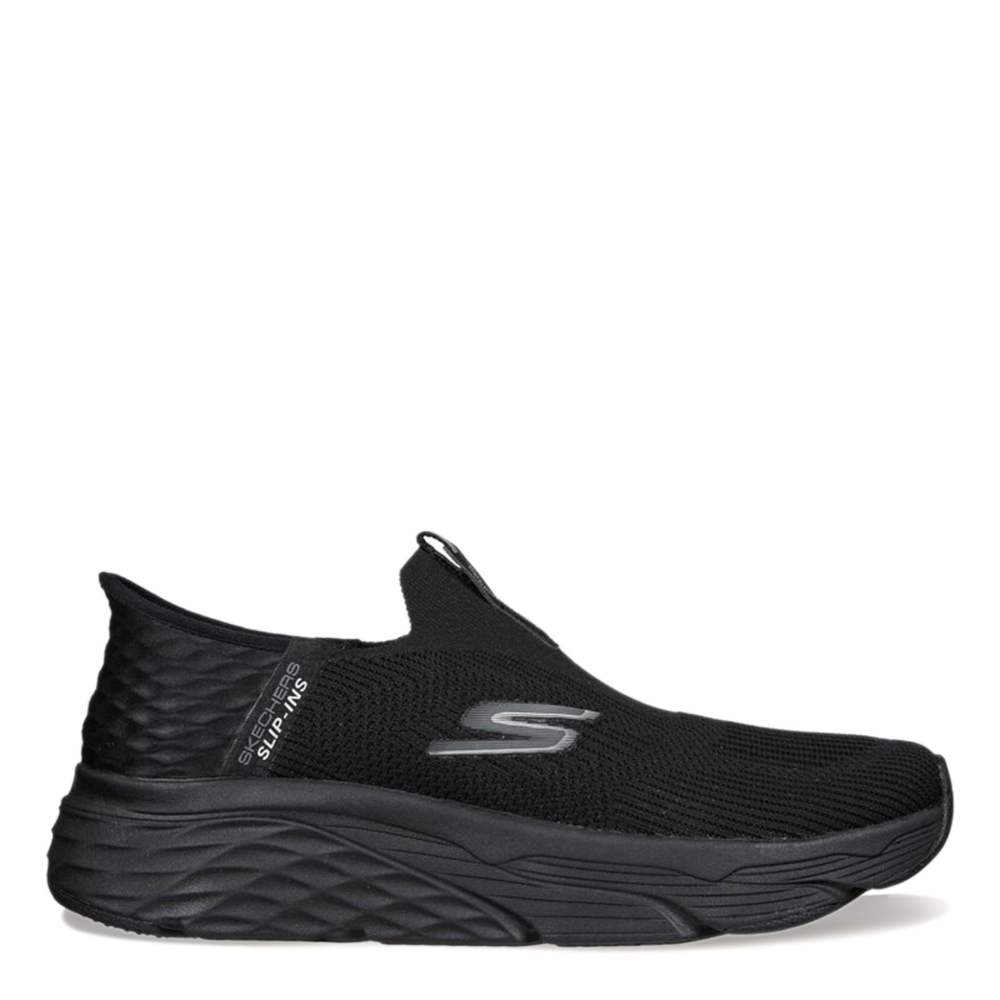 Peltz Shoes  Men's Skechers Slip-ins: Max Cushioning - Advantageous Sneaker BLACK  / BLACK 220389-BBK