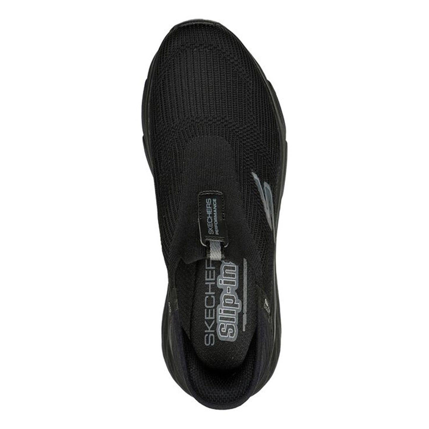 Peltz Shoes  Men's Skechers Slip-ins: Max Cushioning - Advantageous Sneaker BLACK  / BLACK 220389-BBK