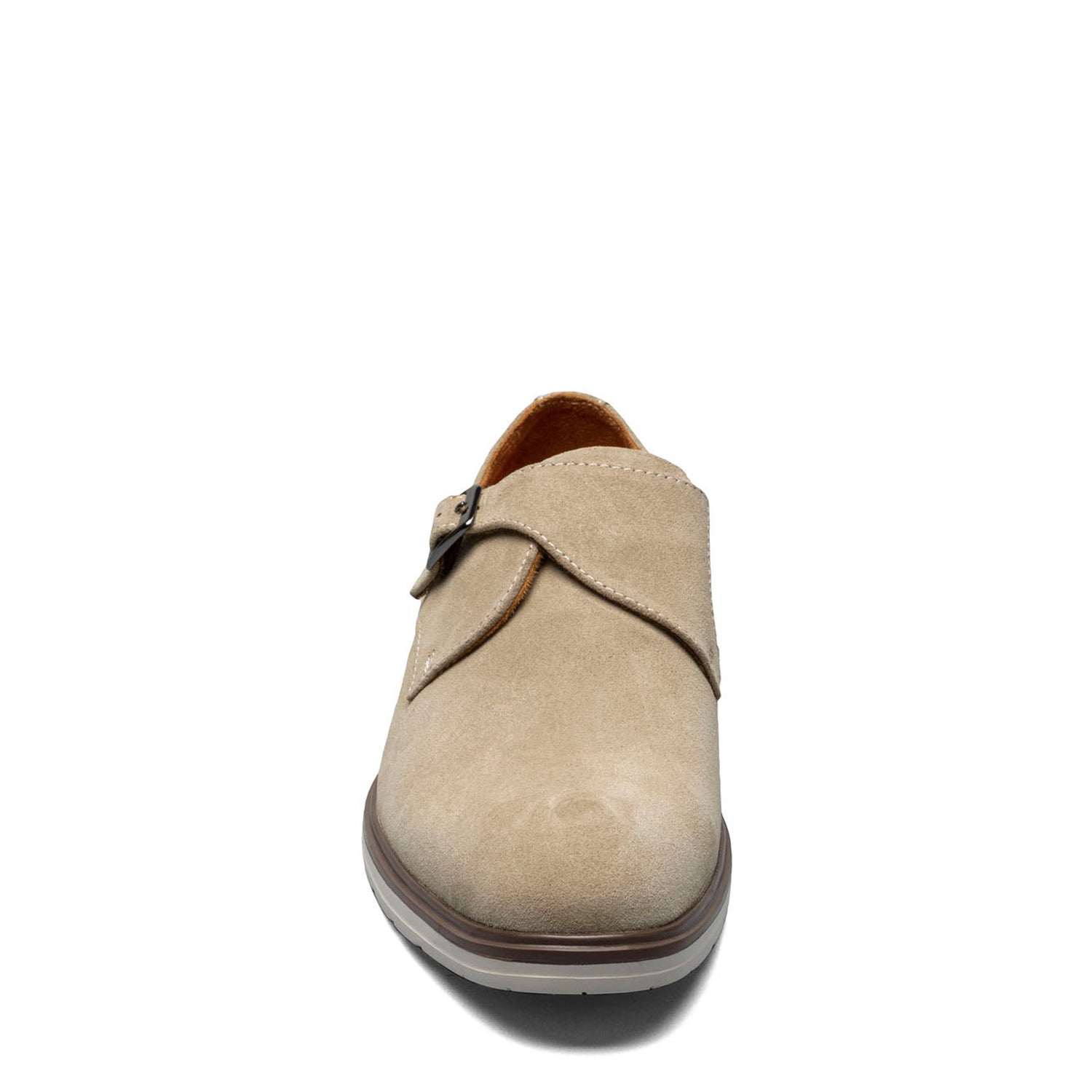 Peltz Shoes  Men's Stacy Adams Taylen Monk Strap SANDSTONE 25589-283