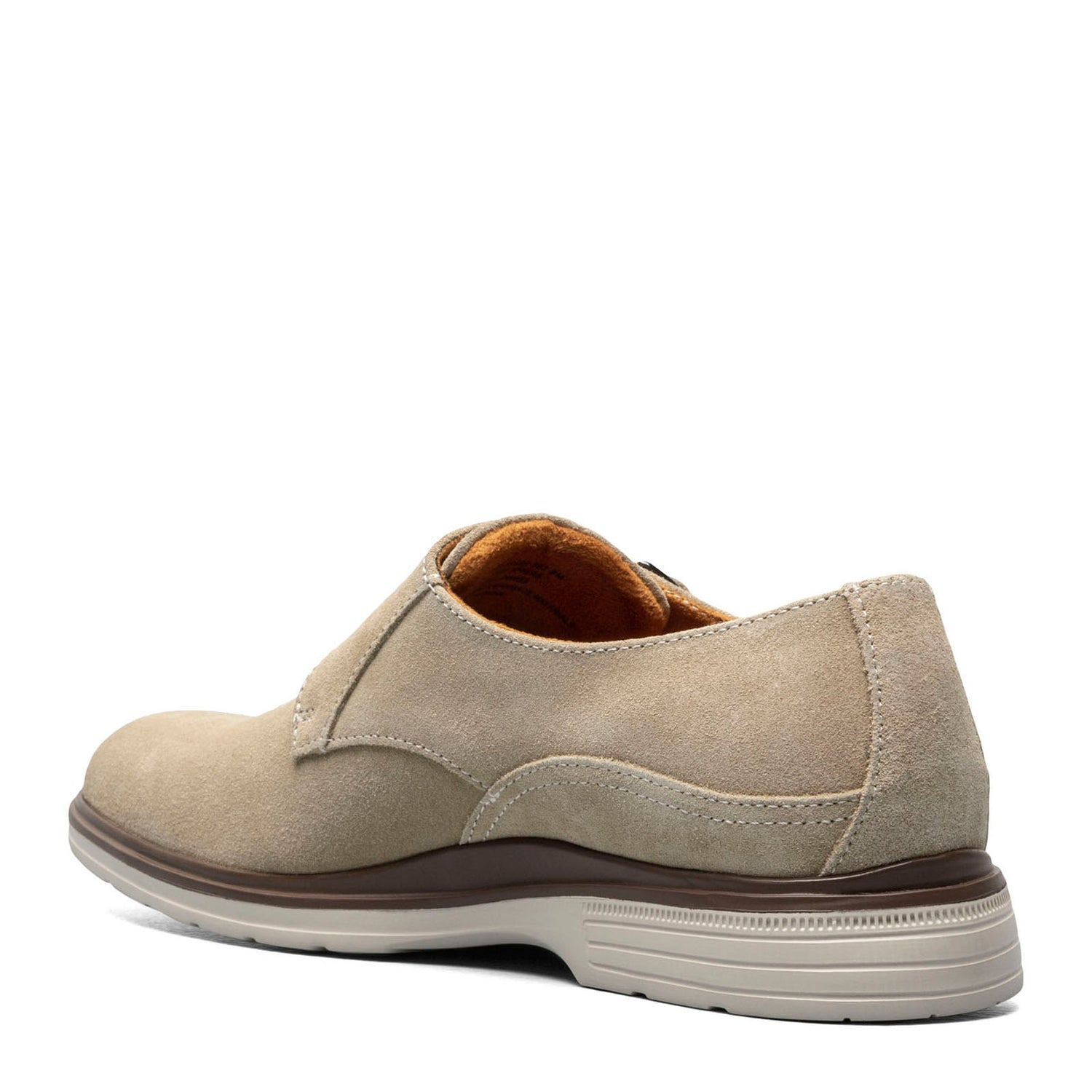 Peltz Shoes  Men's Stacy Adams Taylen Monk Strap SANDSTONE 25589-283