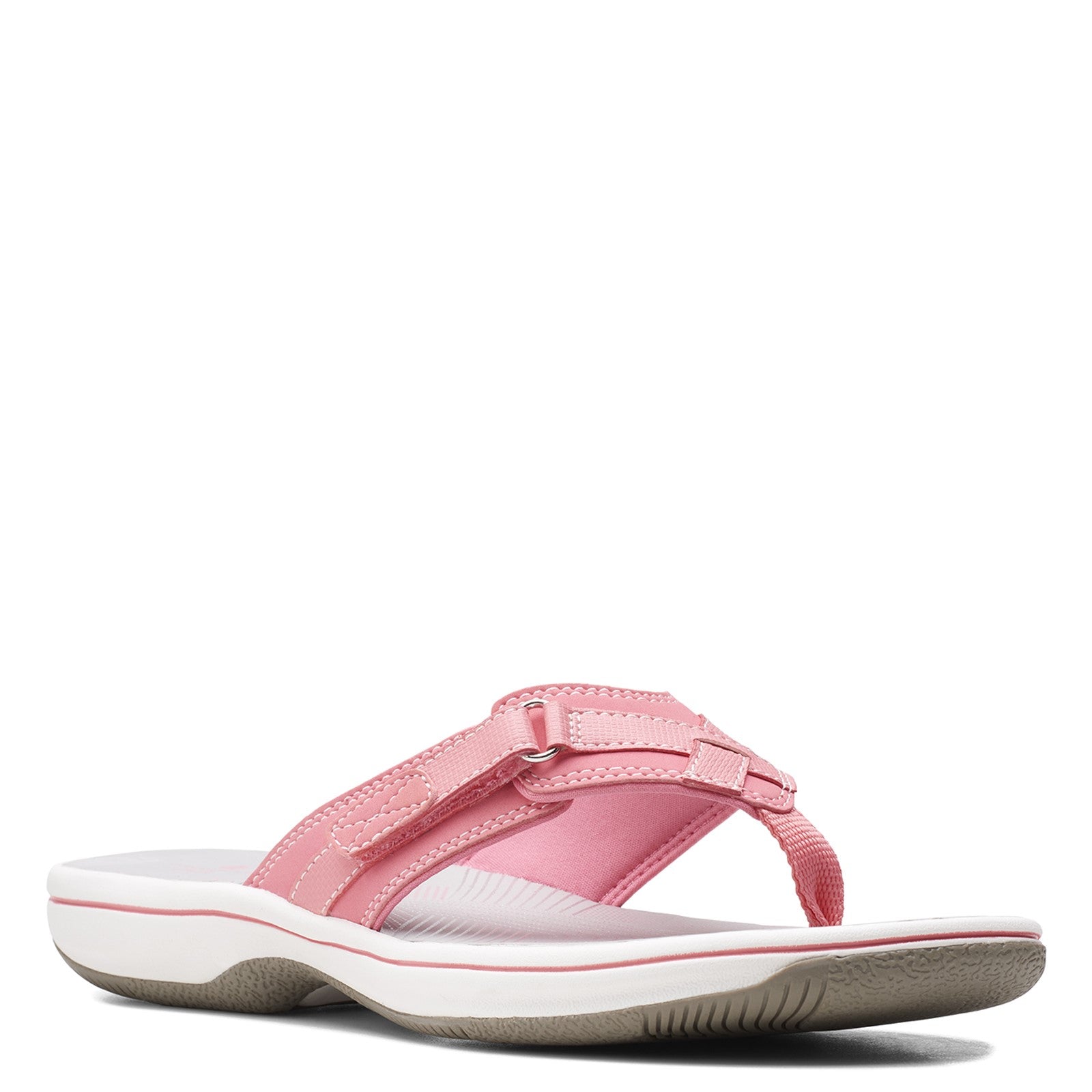 Clarks pink shop flip flops